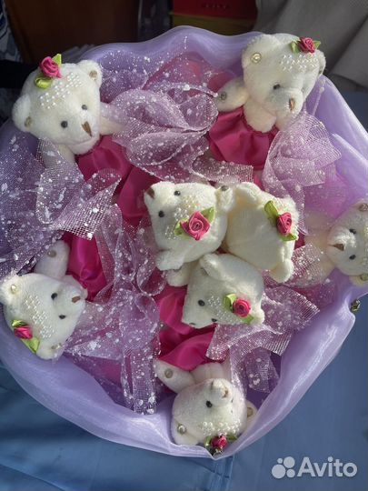 Букеты из мягких игрушек