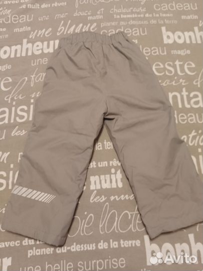 Брюки демисезонные для девочки 98