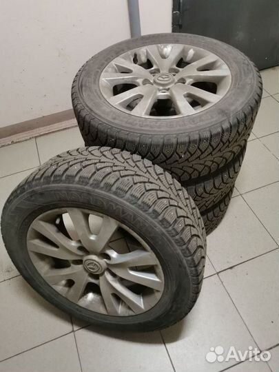 Колеса зимние шипованные 205/60r16 mazda