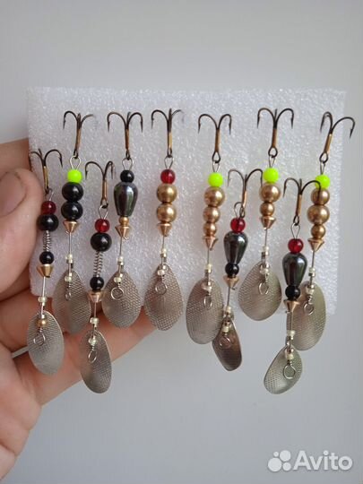 Вращающиеся блесна ручной работы