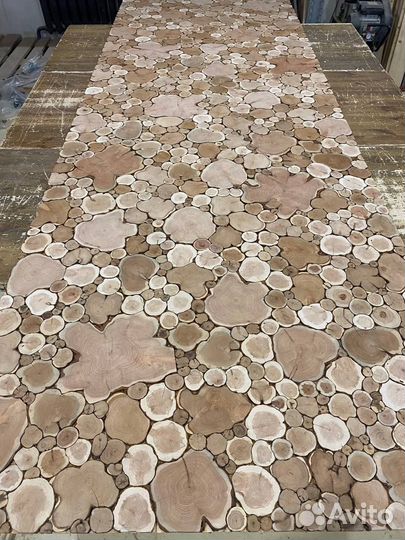 Большие панно из сибирского можжевельника для бани