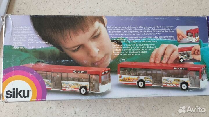 Модель автобуса siku 80-е