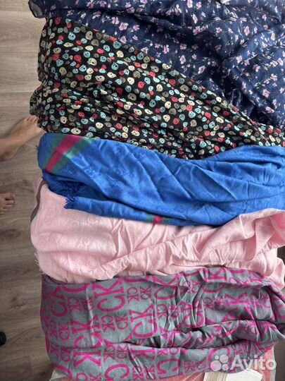 Шапка с шарфом женская