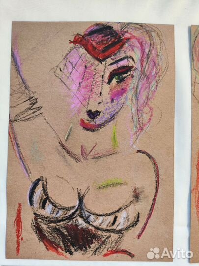 Картина масляной пастелью