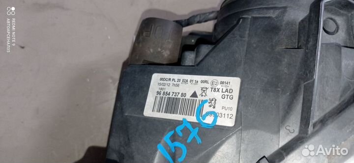 Фара левая Peugeot 3008 I (2010-2013)