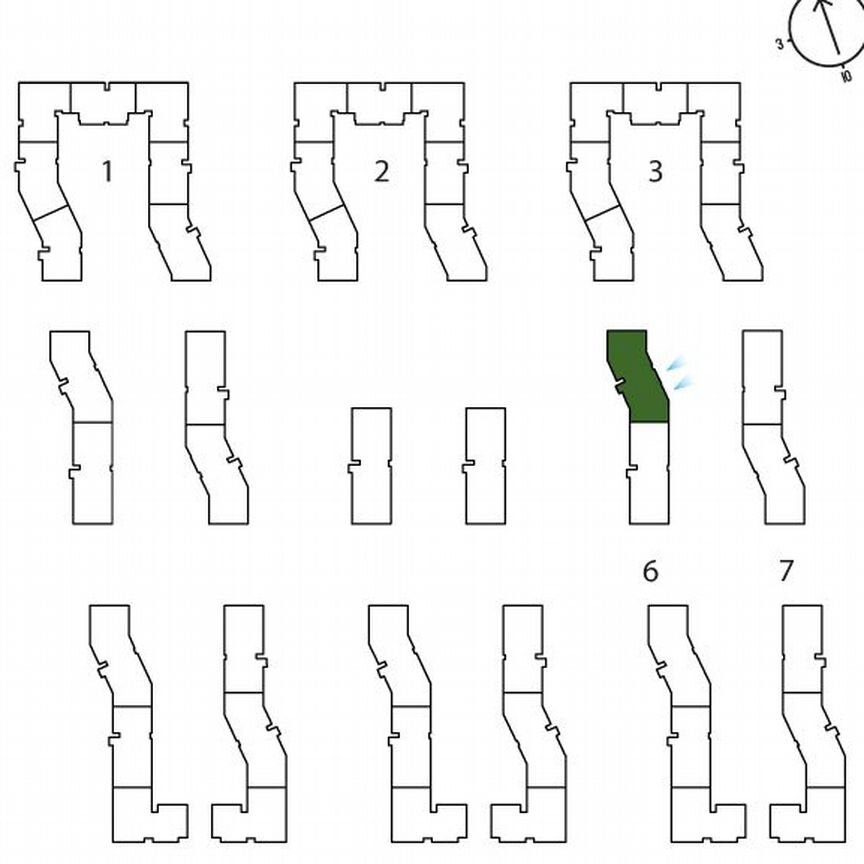 2-к. квартира, 50,9 м², 3/3 эт.