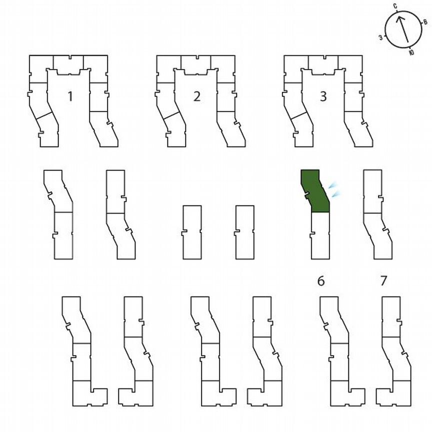 2-к. квартира, 50,9 м², 3/3 эт.