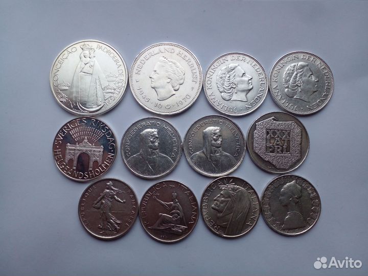 Серебро Европы второй половины XX века