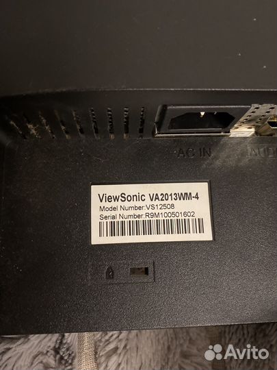 Монитор viewsonic va2013wm-4