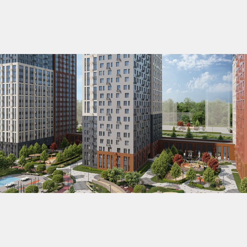 2-к. квартира, 53,1 м², 13/20 эт.