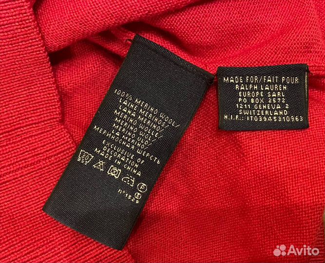 Polo ralph lauren свитер женский