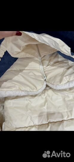 Зимний конверт в коляску на овчине