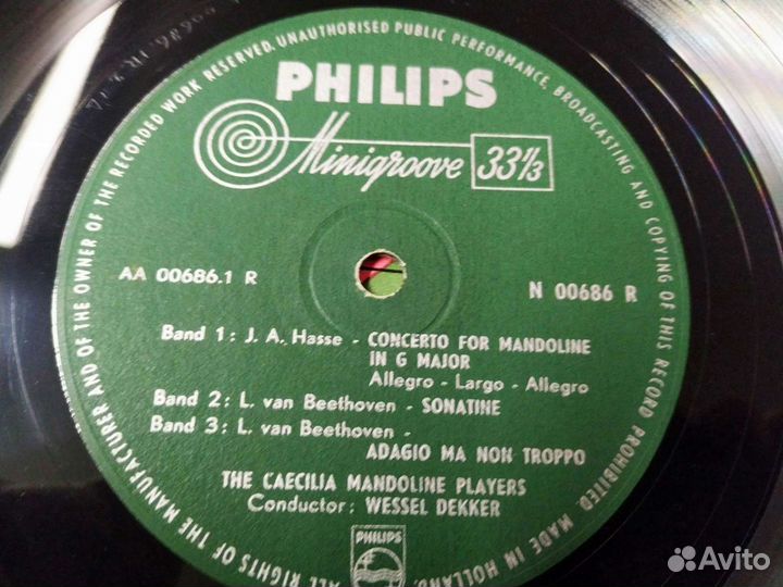 Винил пластинки 10 дюймов Паганини