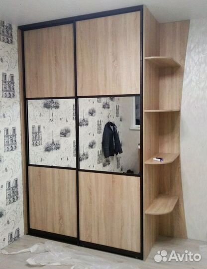 Двери купе в ниши, шкафы