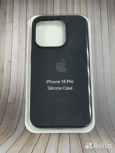 Чехол накладка iPhone 15 Pro Черный
