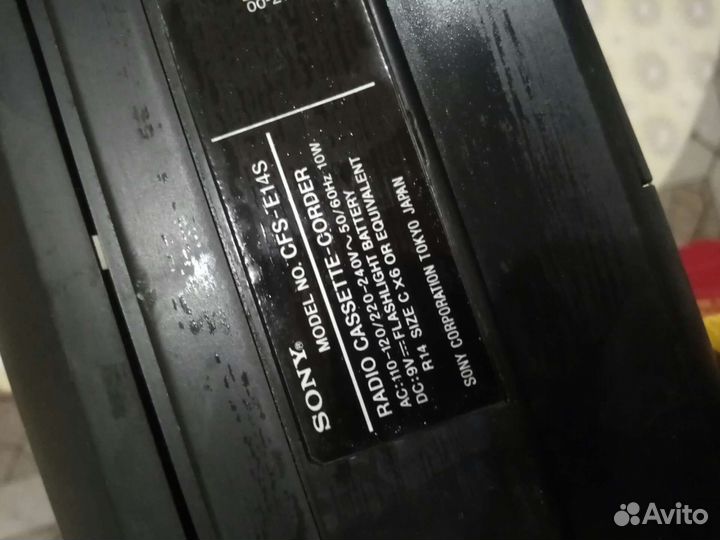 Магнитофон sony CFS E14S япония