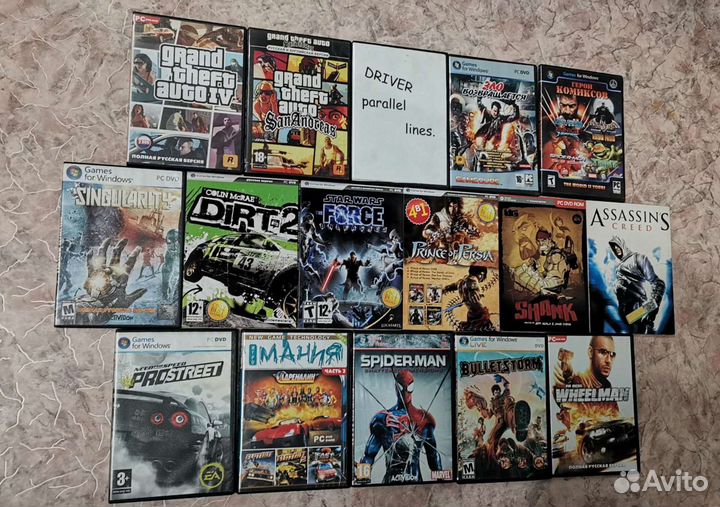 Компьютерные Игры (87дисков)