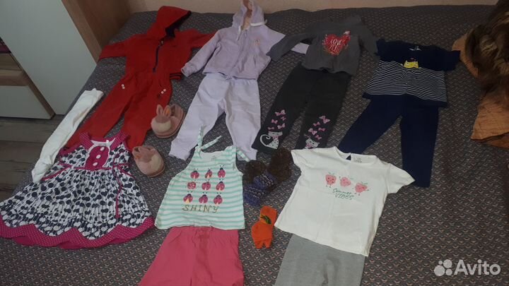 Детская одежда для девочки 86-92 и обувь