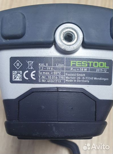 Фонарь Рабочая лампа syslite festool KAL II