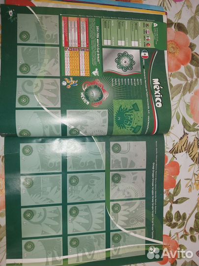 Журнал для наклеек. Чемпионат мира 2014