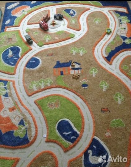 Ковер детский с дорогами