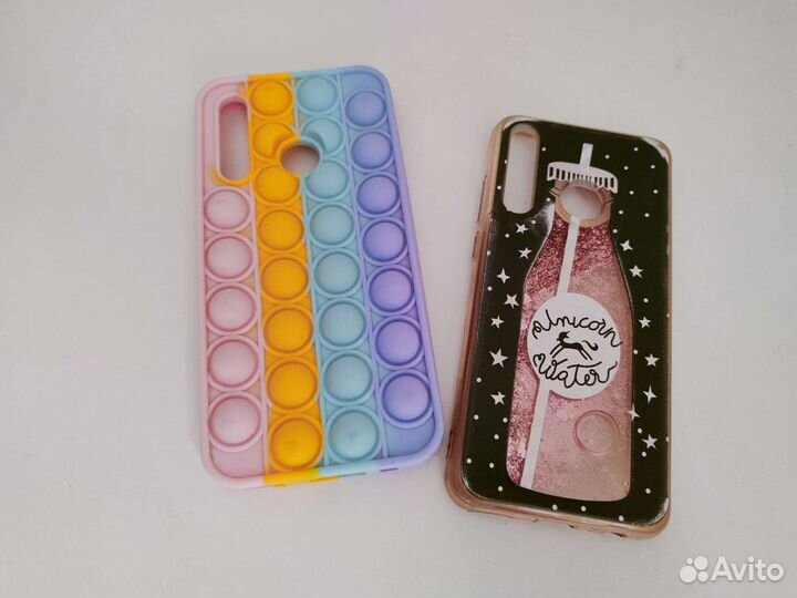 Чехол на Honor 10i поп-ит и переливашка