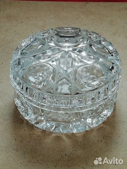 Шкатулка хрусталь СССР