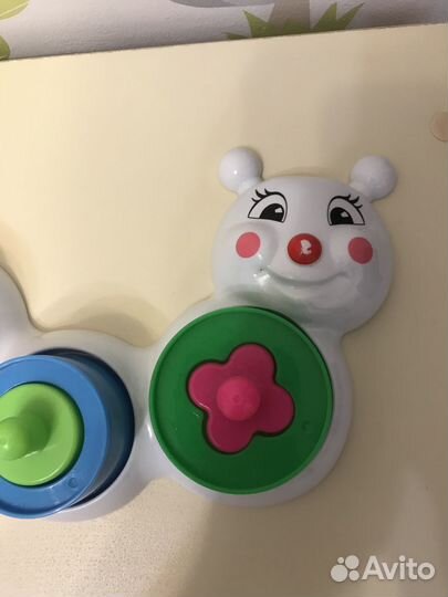 Детский сортер-гусеница