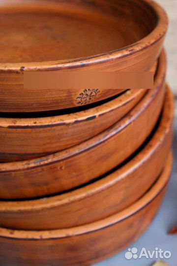 Кеци грузинская. Глиняная сковорода для запекания