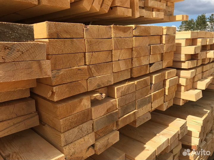 Доска обрезная хвоя 40x150x6000