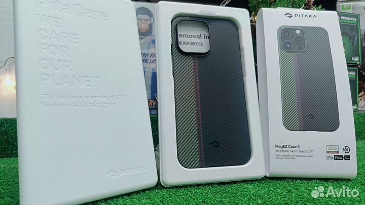 Чехол pitaka для iPhone 14 Pro Max Kevlar