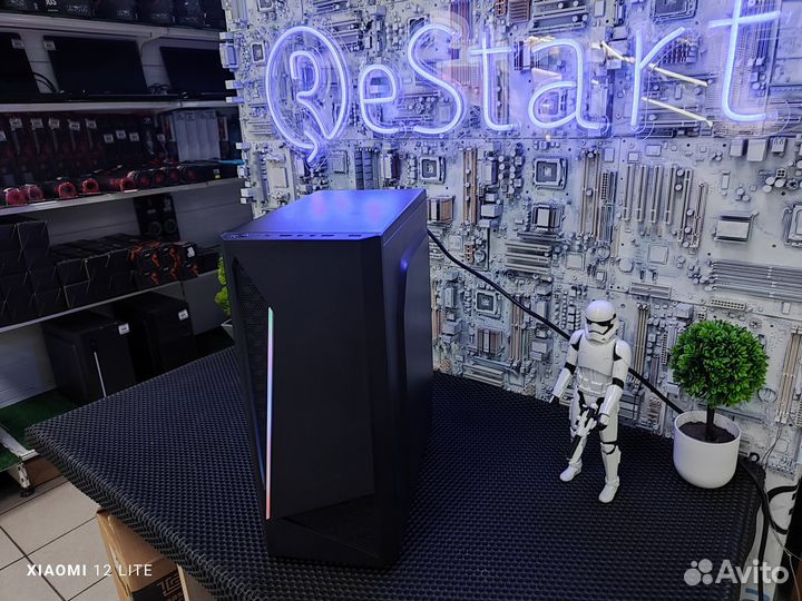 Игровой пк(Core I3-10105F\16DDR4\SSD512\RX570 8GB)