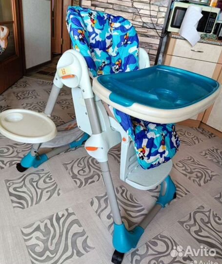 Стульчик для кормления chicco polly 2 v 1