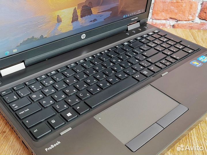 Домашний Ноутбук HP ProBook i3 SSD windows 10 8gb