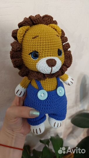 Мягкая игрушка львенок