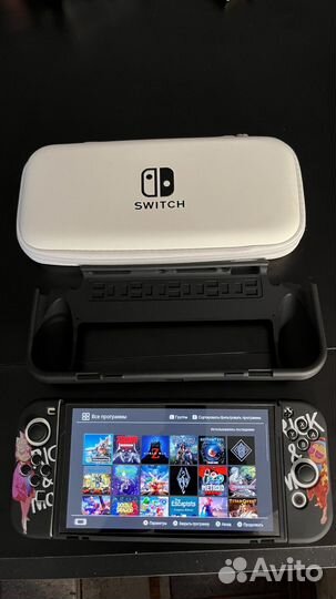 Nintendo switch oled прошитая чип