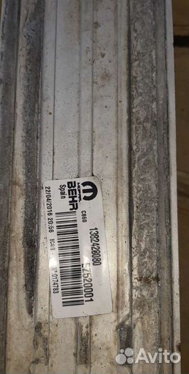 Радиатор интеркулера peugeot Boxer