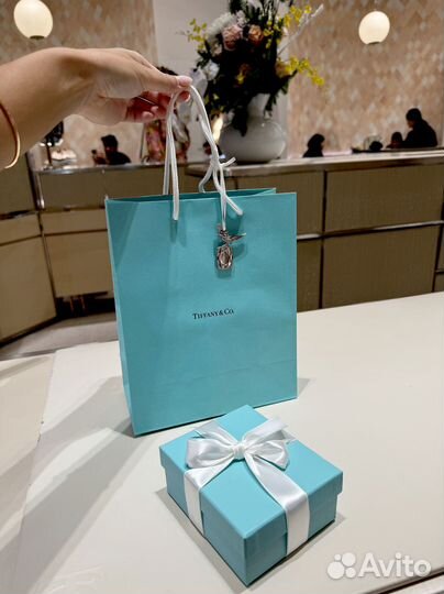 Браслет Tiffany Blue Heart Tag Bead Bracelet