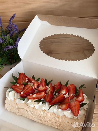 Меренговый рулет