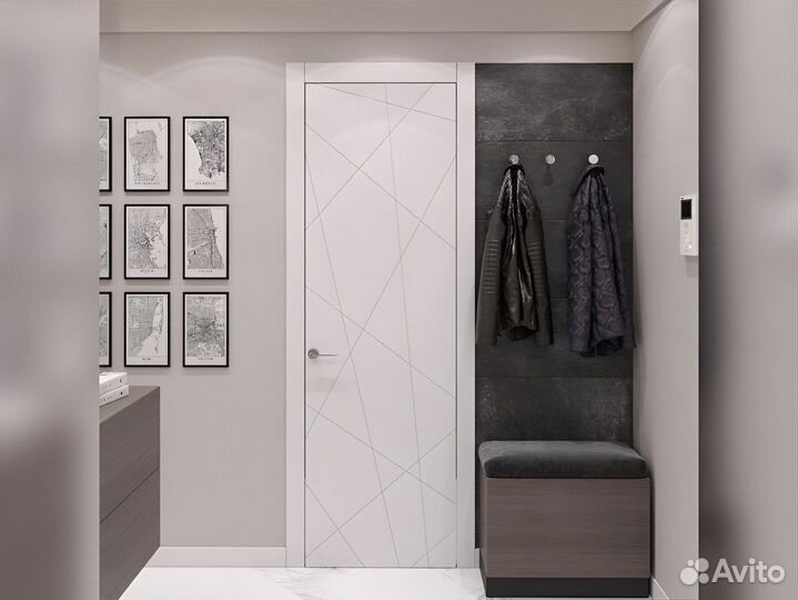 Межкомнатные двери глухие эмаль