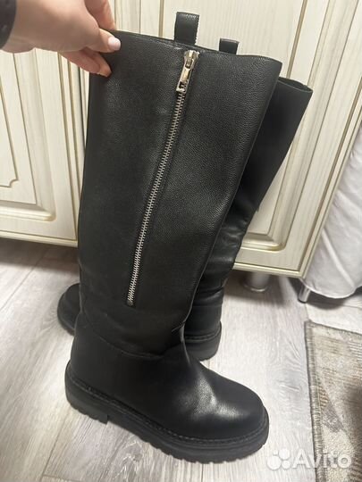 Сапоги женские натуральная кожа 41 размер