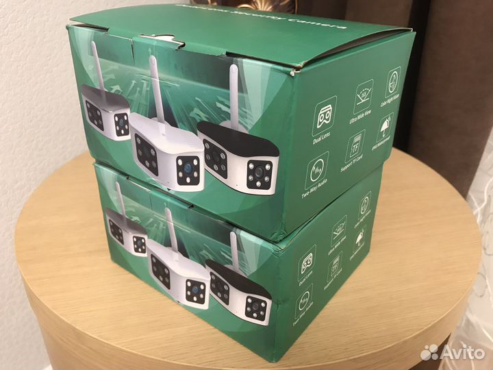 WiFi Камера видеонаблюдения 8Мп обзор 165градусов