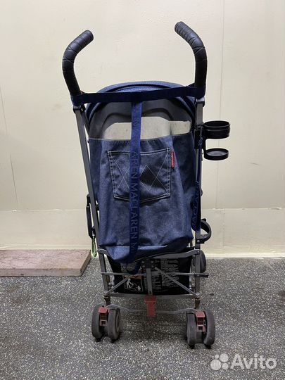 Коляска Maclaren denim indigo sport