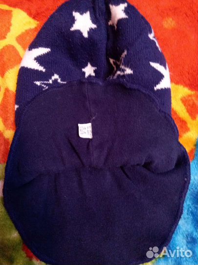Шапка шлем для мальчика зима