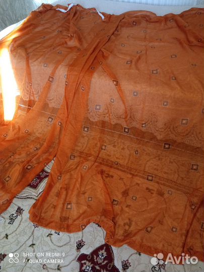 Шторы тюль б/у