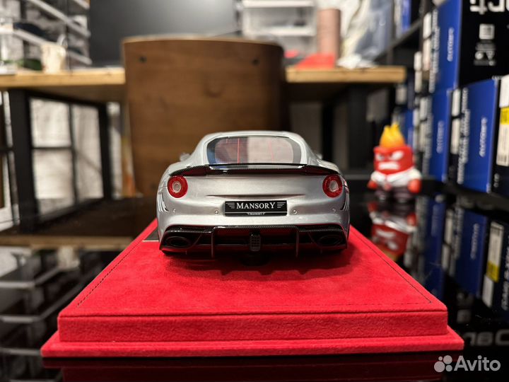 Mansory Ferrari F12 Stalonne серебро 1:18