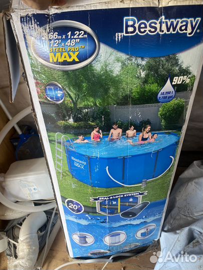 Каркасный бассейн 366 на 122