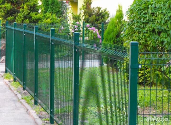 Забор металлический быстро работа по договору