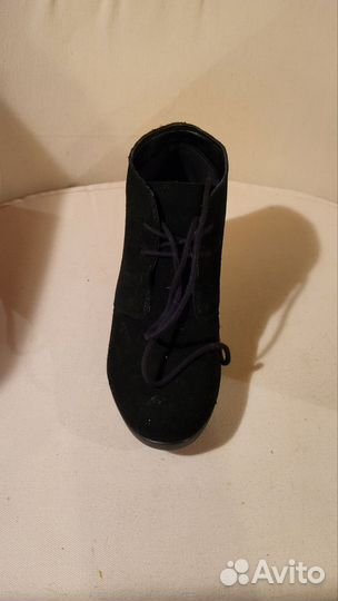 Ботильоны женские 37 размер замшевые crocs