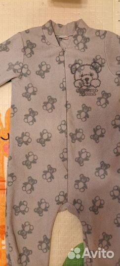 Флисовый комбинезон 92